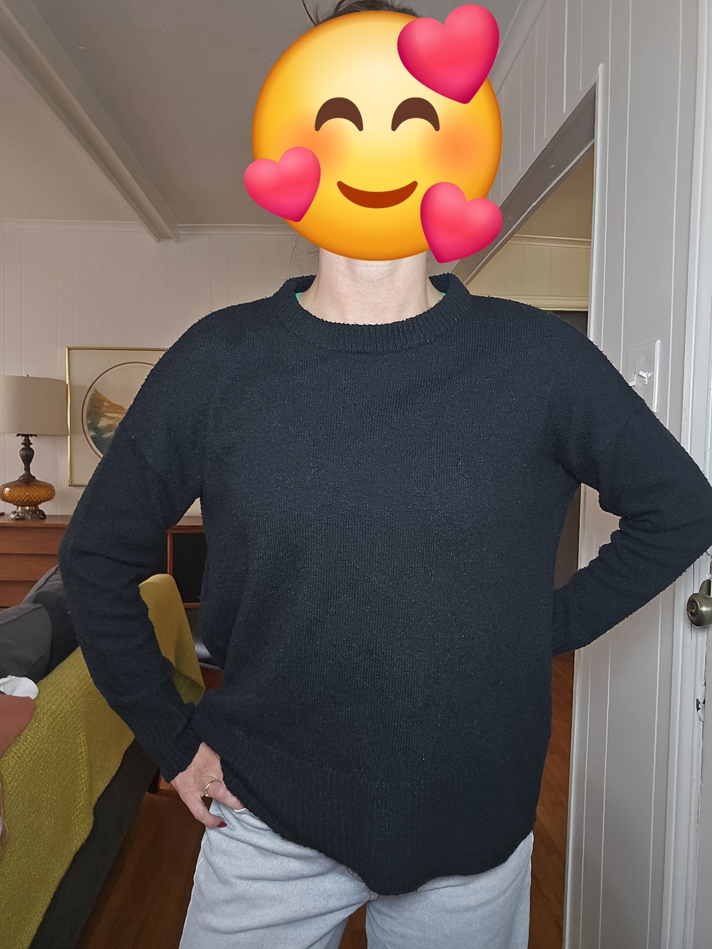 MELROSE MARKET- Womens Crew Neck Sweater